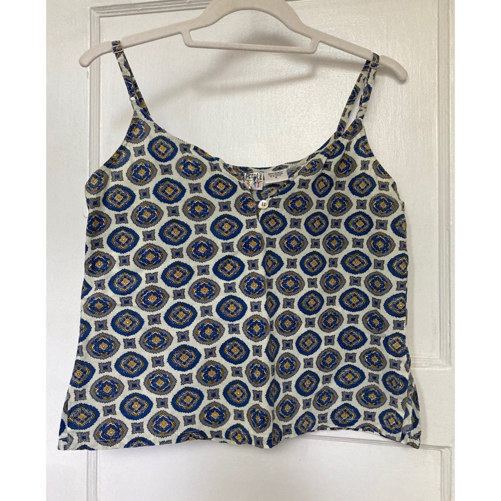 Printed crop tank